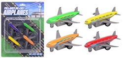 4 Flugzeuge aus Druckguss und Rückzug 26128
