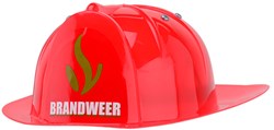 Johntoy Feuerwehrhelm - Spielzeughelm für Kinder - Rot