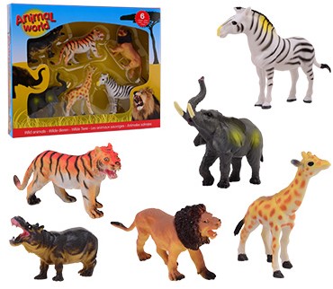 Animal World wilde dieren assortiment in doos