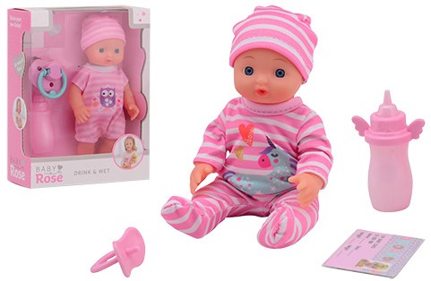 Baby Rose Baby Rose Trink- und Pinkelpuppe 17 cm. 27709