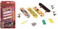 Johntoy Finger Skateboard Set - Spielzeug Skateboards - 4 Stück - Mehrfarbig