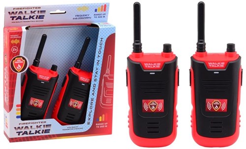 Johntoy walkie talkie feuerwehr - spielzeug kommunikation 300 meter reichweite-2