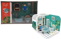 Jouéco Holz Badezimmer Spielset Puppenhaus - pädagogisches Spielzeug