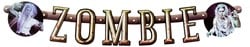 Dekoration Buchstabengirlande Zombie 100 cm