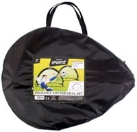 SportX Fußballtor Set Mini Goals schwarz grün für Kinder Garten-3