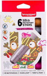 Bruynzeel 6 Bruynz. Postermalstift Metall.60159206