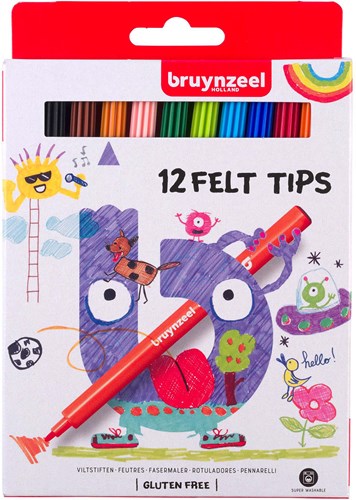 Bruynzeel Bruynzeel 12 Filzstifte im Etui i60121112