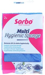 Sorbo Reinigungsschwamm hygienisch antibakteriell blau 2 Stück