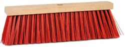Reinigungsbesen Straßenbesen rot Kunstfaser 40 cm Außenbesen