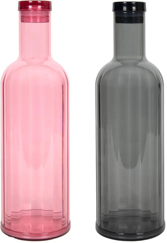 Wasserflasche Kunststoff 1L bunt