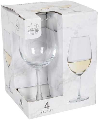 Tavola Wijnglas wit 330ml set 4 stuks