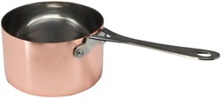 HIT Trading Kupfer Saucenpfännchen 250ml - Mini Stieltopf für Soßen