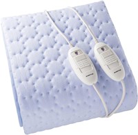 Inventum elektrische Decke Doppelbett Fleece 150x140 cm hellblau