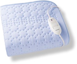 Inventum elektrische Unterdecke Einzelbett mit Fußwärme 150x80 cm Fleece