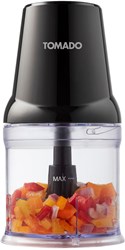 Tomado Zerkleinerer Küchenmaschine 0,5L 400W schwarz - kompakter Food Chopper