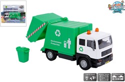 Müllwagen Spielzeug Diecast Licht und Sound 15cm mit Rückziehmotor