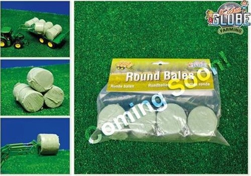 Kinder Globe Rundsilageballen 4 Stück 1:32