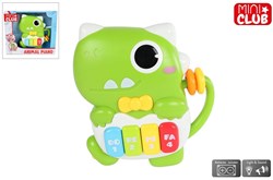 Dino Tierklavier Spielzeug mit Licht und Ton 15 cm Musikspaß