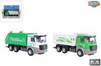 Kippwagen Spielzeug Die Cast Pull Back 15cm Multicolor Müllwagen
