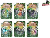 Beißender Dinosaurier Schlüsselanhänger Dinoworld 12cm Spielzeug mehrfarbig