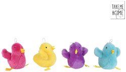 Vogel Plüsch Kuscheltier mehrfarbig 7,5cm Spielzeug
