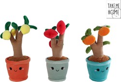 Plüsch Obstbaum Kuschelpflanze 28cm buntes Spielzeug