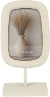 Van Manen Fotorahmen Dekoration oval creme Holz 10x15cm stehend