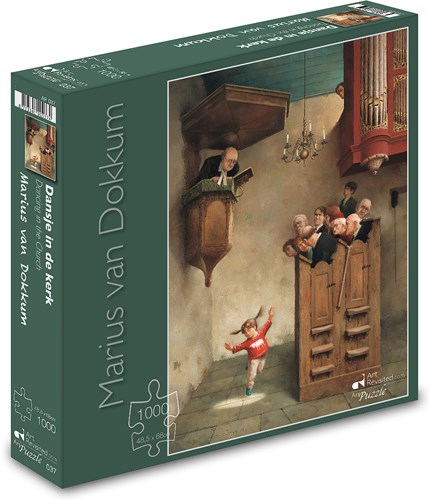 Art Revisited Puzzle Dansje in de Kerk - Marius van Dokkum 1000 Teile Kunst Puzzle