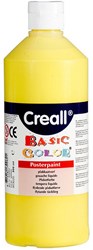 Creall Plakatfarbe Gelb 500ml - Kinderfarbe zum Malen