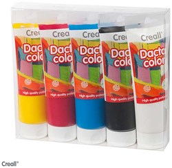 Creall Creall Dactacolor Plakatfarbe Tube Sortiment 5x250ml