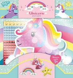 Totum Einhorn Mosaik Bastelset Pixel Paint Einhorn Kinder