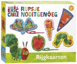 Bambolino Toys Kleine Raupe Nimmersatt Fädelkarten - Lernspielzeug Vorschule Kleinkind