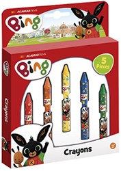 Totum Bing Wachsmalstifte kreatives Spielzeug Zeichnen - 5 Stück