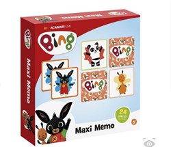 Twisk Bing Maxi Memo-Spiel - Lernspiel mit 24 großen Karten