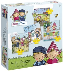Fien und Teun 4-in-1-Puzzle 19201