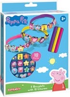 Bambolino Toys Peppa Pig Schiebearmbänder Schmuck Bastelset - Spielzeug