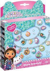 Totum Gabby's Dollhouse Glitzer-Charm-Armbänder Bastelset - Freundschaftsarmbänder Schmuck
