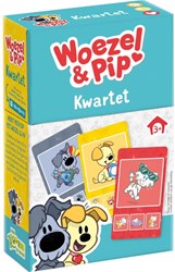 Bambolino Toys Quartettspiel Woezel & Pip lehrreiches Kartenspiel 32 Karten