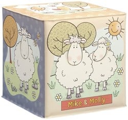 Bambolino Toys Badespielzeug Mike & Molly weicher Badwürfel Baby Kleinkind