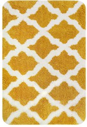 Dutch House Badematte Ocker 60x90 cm - Rutschfeste Badezimmermatte schnell trocknend