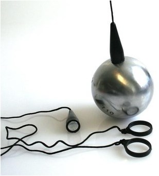 Twisk Boule Magnet mit Kordel - 2 Stück - Stahl-2