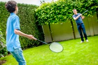 Twisk Badminton-Set für Kinder 2 Schläger und 2 Federbälle-3