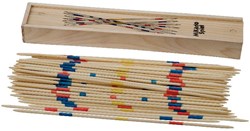 Longfield Games Mikado Geschicklichkeitsspiel 25 cm im Holzkästchen