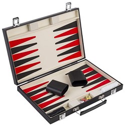 Spel Backgammon In Koffer Zwart