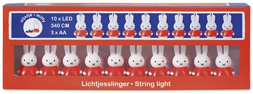 Bambolino Toys Nijntje LED-Lichterkette Kinderzimmer Dekoration