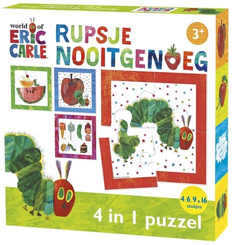 Bambolino Toys Die kleine Raupe Nimmersatt Kinderpuzzle 4-in-1 - Lernspielzeug
