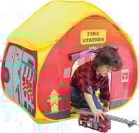 Pop It Up Fire Station – Spielzelt mit bedrucktem Boden – Schneller Auf- und Abbau dank Pop-Up-Mechanismus – Für Jungen und Mädchen-2