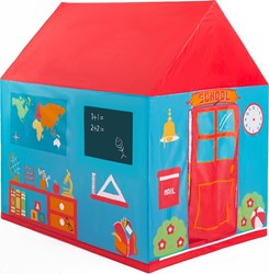 Pop-it-Up Spielzelt Schule - Lernzelt für Kinder 140x100x140 cm