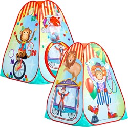Pop-it-Up Spielzelt Kinder Zirkus pop up - 90x90x110 cm Polyester