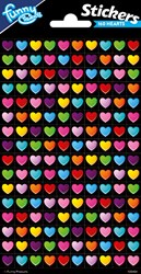 Totum Sticker Glitterbogen 174 Herzen Basteln Dekoration